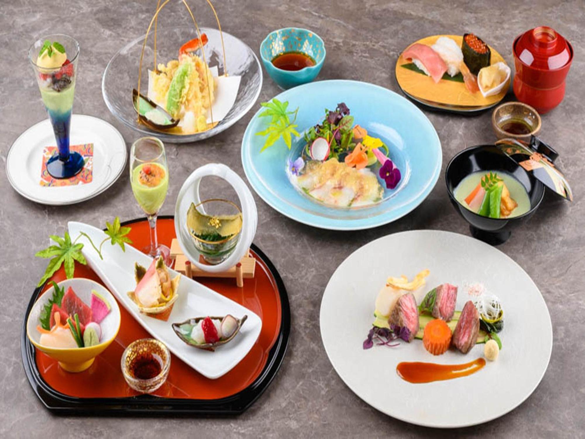 Shin Furano Prince Hotel Εξωτερικό φωτογραφία A selection of French-influenced Japanese cuisine