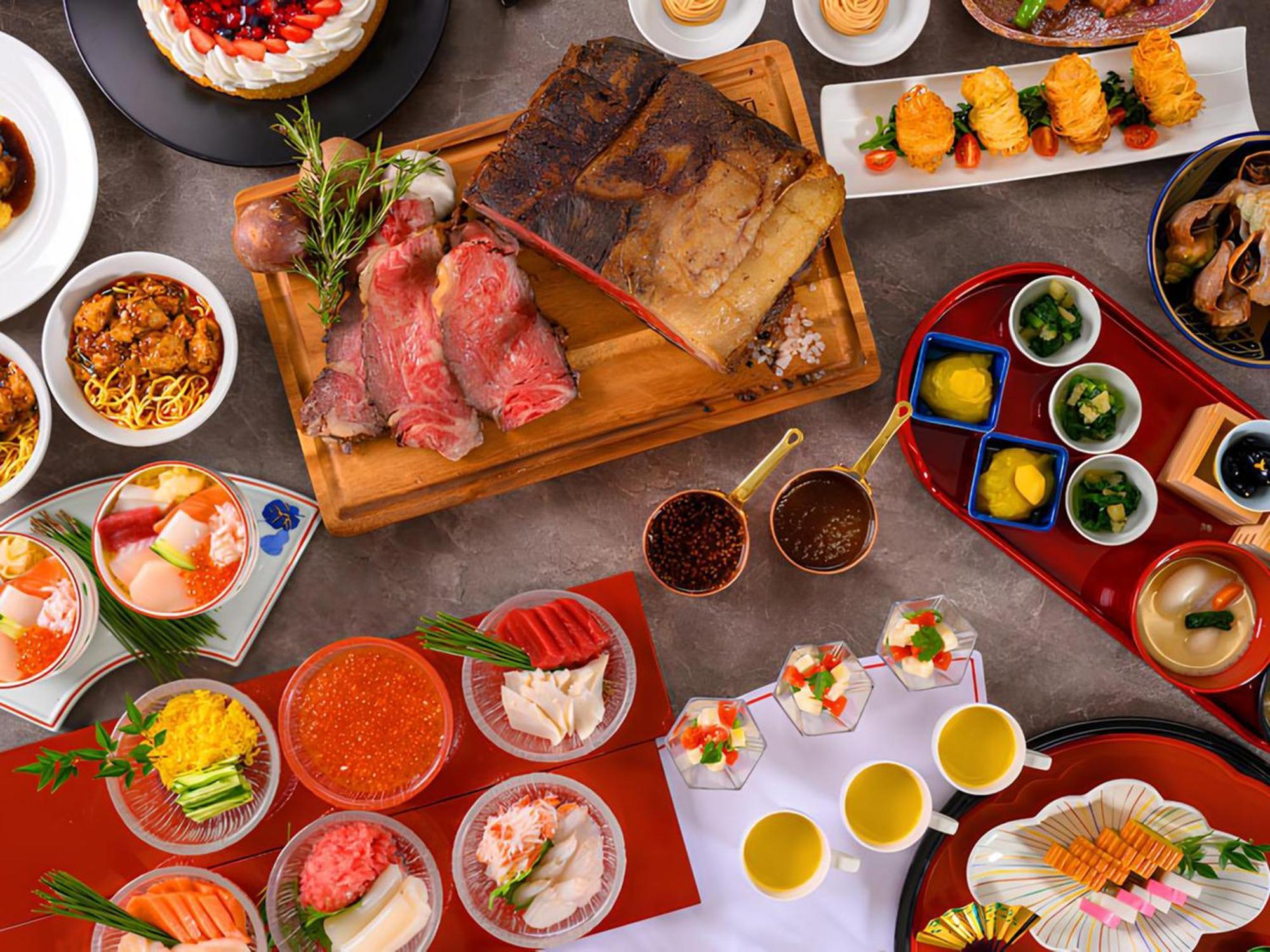 Shin Furano Prince Hotel Εξωτερικό φωτογραφία A selection of Japanese cuisine